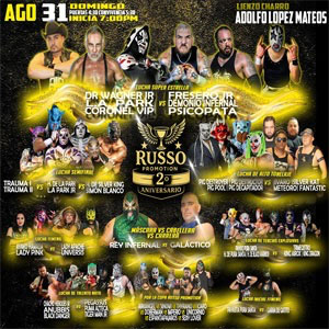 LUCHA LIBRE 2do aniversario RUSSO JRZ